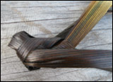 weaving a flax fantail step 46